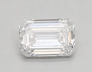 0.66ct EMERALD D VVS1 Lab diamond