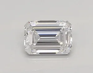 0.58ct EMERALD D VVS2 Lab diamond