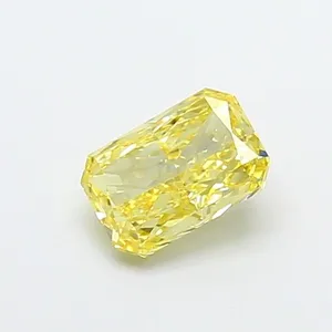 1ct RADIANT Fancy Intense Yellow VS2 Coloured Lab diamond