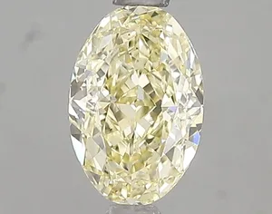 1.03ct OVAL Fancy Yellow VS2 Coloured Lab diamond