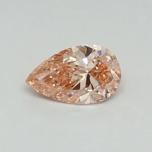 0.3ct PEAR Fancy Intense Pink VS2 Coloured Lab diamond