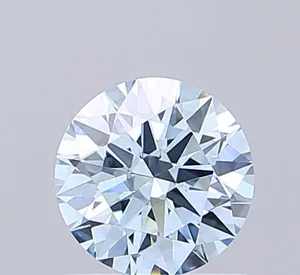 1.02ct ROUND Fancy Vivid Blue VS2 Coloured Lab diamond