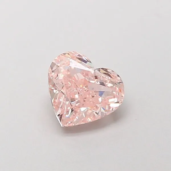 1ct HEART Fancy Intense Pink SI1 Coloured Lab diamond