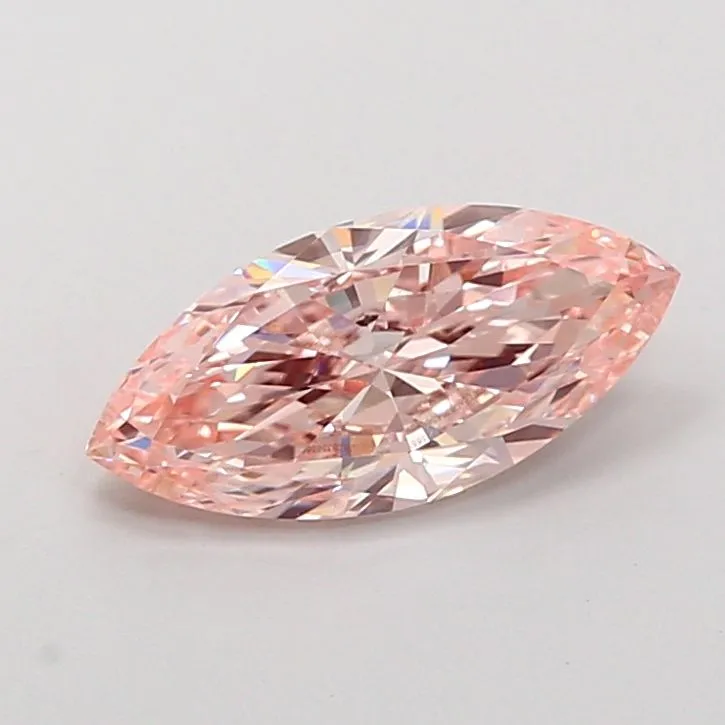 1.50ct MARQUISE Fancy Intense Pink VVS2 Coloured Lab diamond