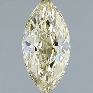 1.56ct MARQUISE Fancy Light Yellow VS1 Coloured Lab diamond