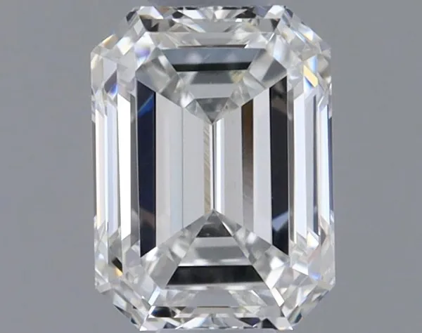 0.37ct EMERALD F VVS2 Natural diamond