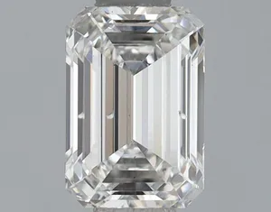 0.72ct EMERALD F VS2 Lab diamond