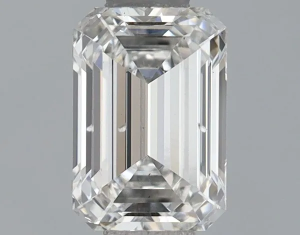 0.72ct EMERALD F VS2 Lab diamond