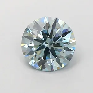 1.13ct ROUND Fancy Intense Blue VVS2 Coloured Lab diamond