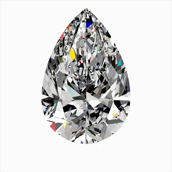 0.4ct PEAR F VVS1 Natural diamond
