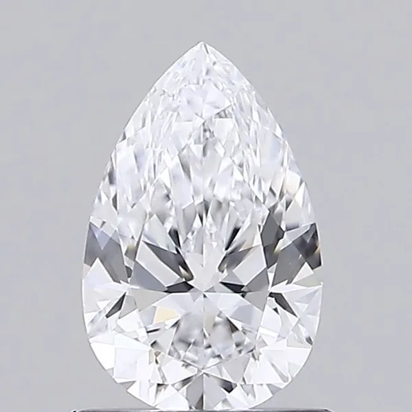 0.7ct PEAR D VVS1 Lab diamond