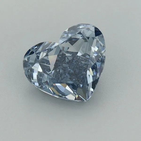 1.26ct HEART Fancy Intense Blue VS2 Coloured Lab diamond