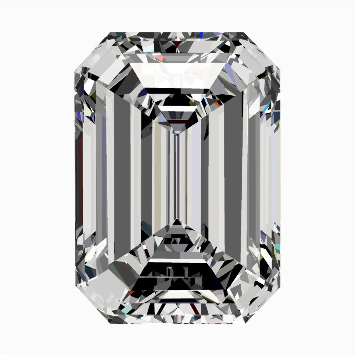 0.32ct EMERALD F VS2 Natural diamond