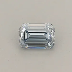 0.41ct EMERALD Fancy Light Blue VS2 Coloured Lab diamond