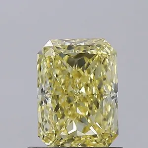 1.06ct RADIANT Fancy Intense Yellow VS1 Coloured Lab diamond