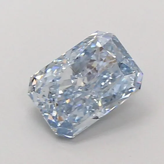1.01ct RADIANT Fancy Intense Blue VVS2 Coloured Lab diamond