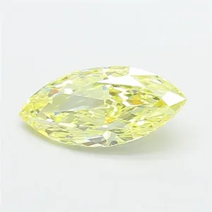 1.89ct MARQUISE Fancy Intense Yellow VS1 Coloured Lab diamond