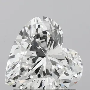 0.97ct HEART E VVS2 Lab diamond