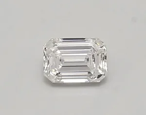 0.39ct EMERALD D VVS2 Lab diamond