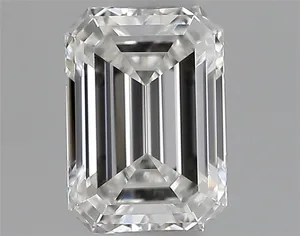 0.52ct EMERALD F IF Natural diamond