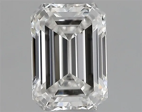 0.52ct EMERALD F IF Natural diamond