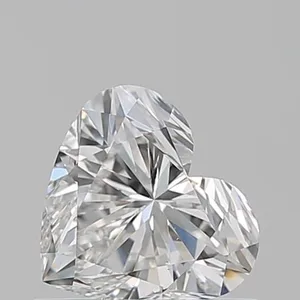 0.6ct HEART F VS2 Natural diamond