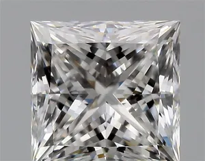 0.6ct PRINCESS E VVS2 Natural diamond