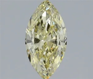 1.26ct MARQUISE Fancy Yellow VS1 Coloured Lab diamond