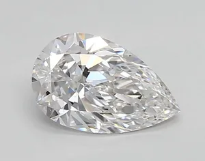 0.86ct PEAR D VVS2 Lab diamond