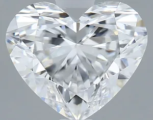1ct HEART D VVS2 Lab diamond