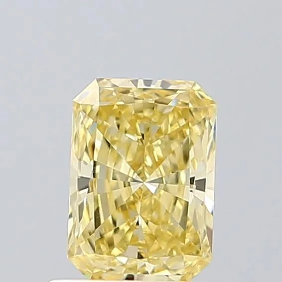 1.03ct RADIANT Fancy Yellow VVS2 Coloured Lab diamond