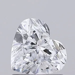 1ct HEART D VVS1 Lab diamond