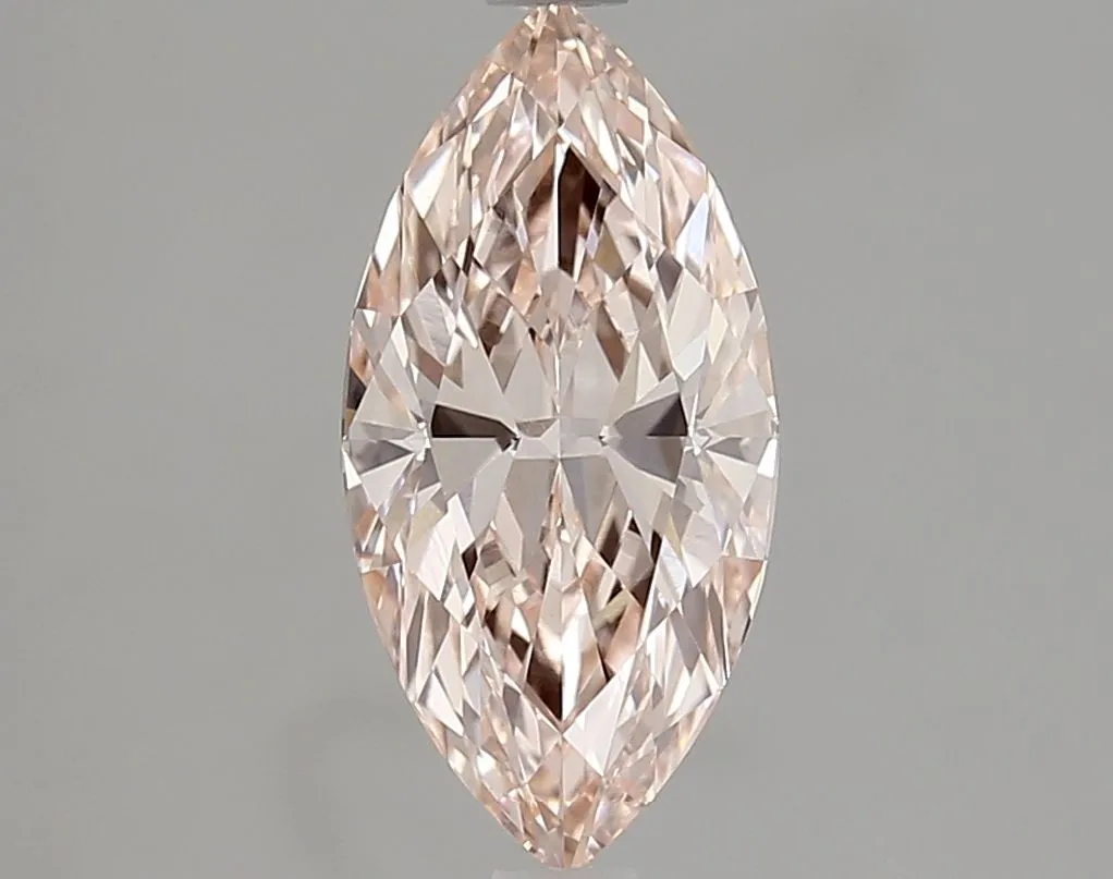 1.77ct MARQUISE Fancy Vivid Pink VVS2 Coloured Lab diamond