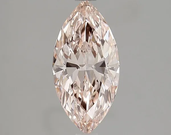 1.77ct MARQUISE Fancy Vivid Pink VVS2 Coloured Lab diamond