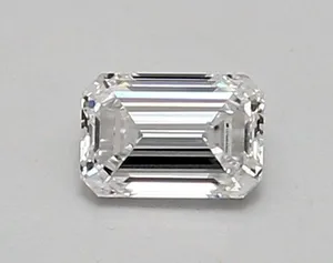 0.47ct EMERALD D VVS1 Lab diamond