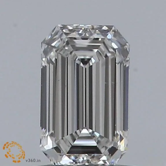 0.40ct EMERALD E VS1 Natural diamond