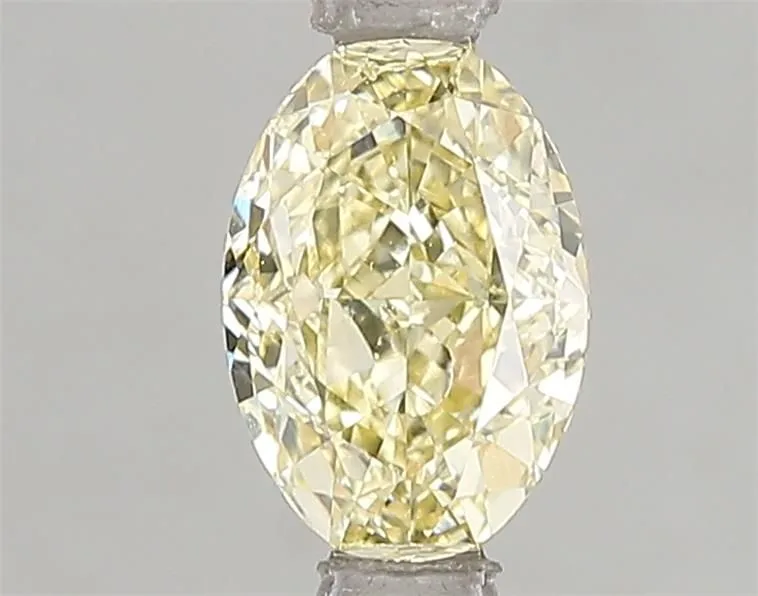 1.08ct OVAL Fancy Intense Yellow VS1 Coloured Lab diamond