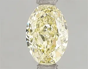 1.08ct OVAL Fancy Intense Yellow VS1 Coloured Lab diamond