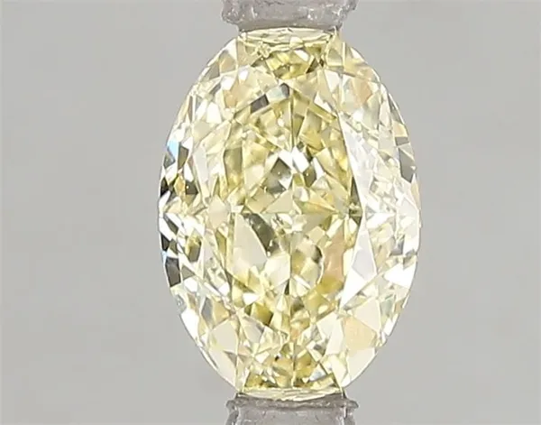 1.08ct OVAL Fancy Intense Yellow VS1 Coloured Lab diamond
