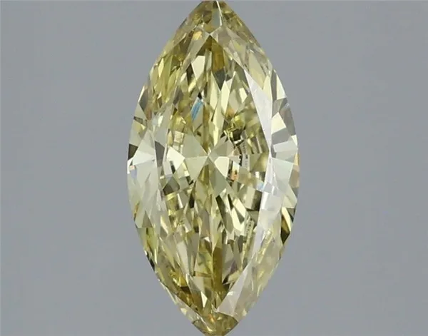 1.23ct MARQUISE Fancy Yellow VS1 Coloured Lab diamond