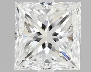 1ct PRINCESS E VVS2 Natural diamond