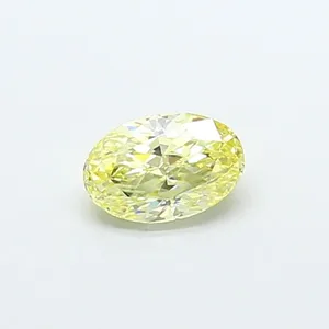 1.03ct OVAL Fancy Yellow VVS2 Coloured Lab diamond