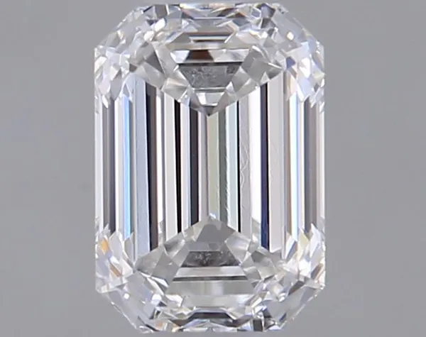 0.46ct EMERALD F VS1 Natural diamond