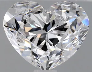 0.9ct HEART D SI2 Natural diamond