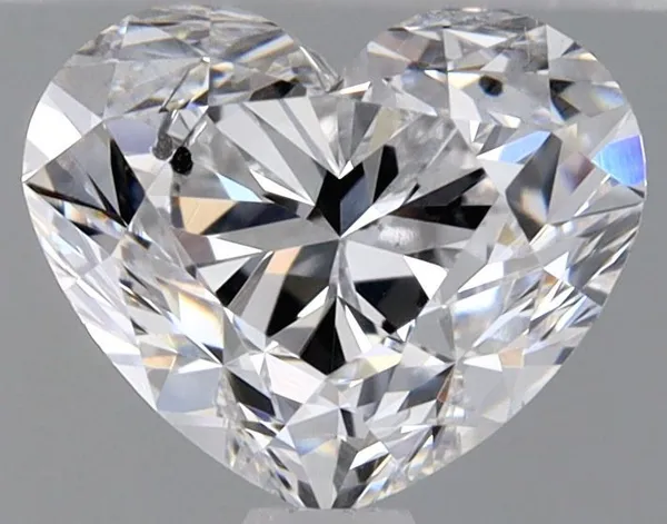 0.9ct HEART D SI2 Natural diamond