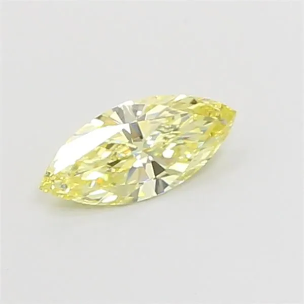 0.52ct MARQUISE Fancy Yellow VVS2 Coloured Lab diamond