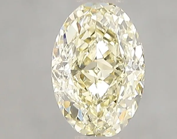 1.01ct OVAL Fancy Light Yellow VS2 Coloured Lab diamond