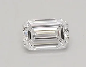 0.31ct EMERALD D IF Lab diamond