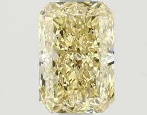 1.05ct RADIANT Fancy Vivid Yellow VVS2 Coloured Lab diamond