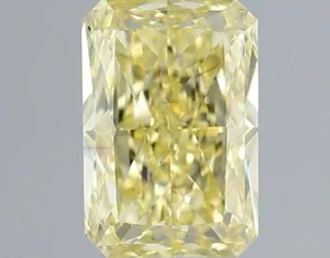1.09ct RADIANT Fancy Intense Yellow VS2 Coloured Lab diamond